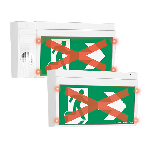 CleverEVAC Dynamic Exit Signs