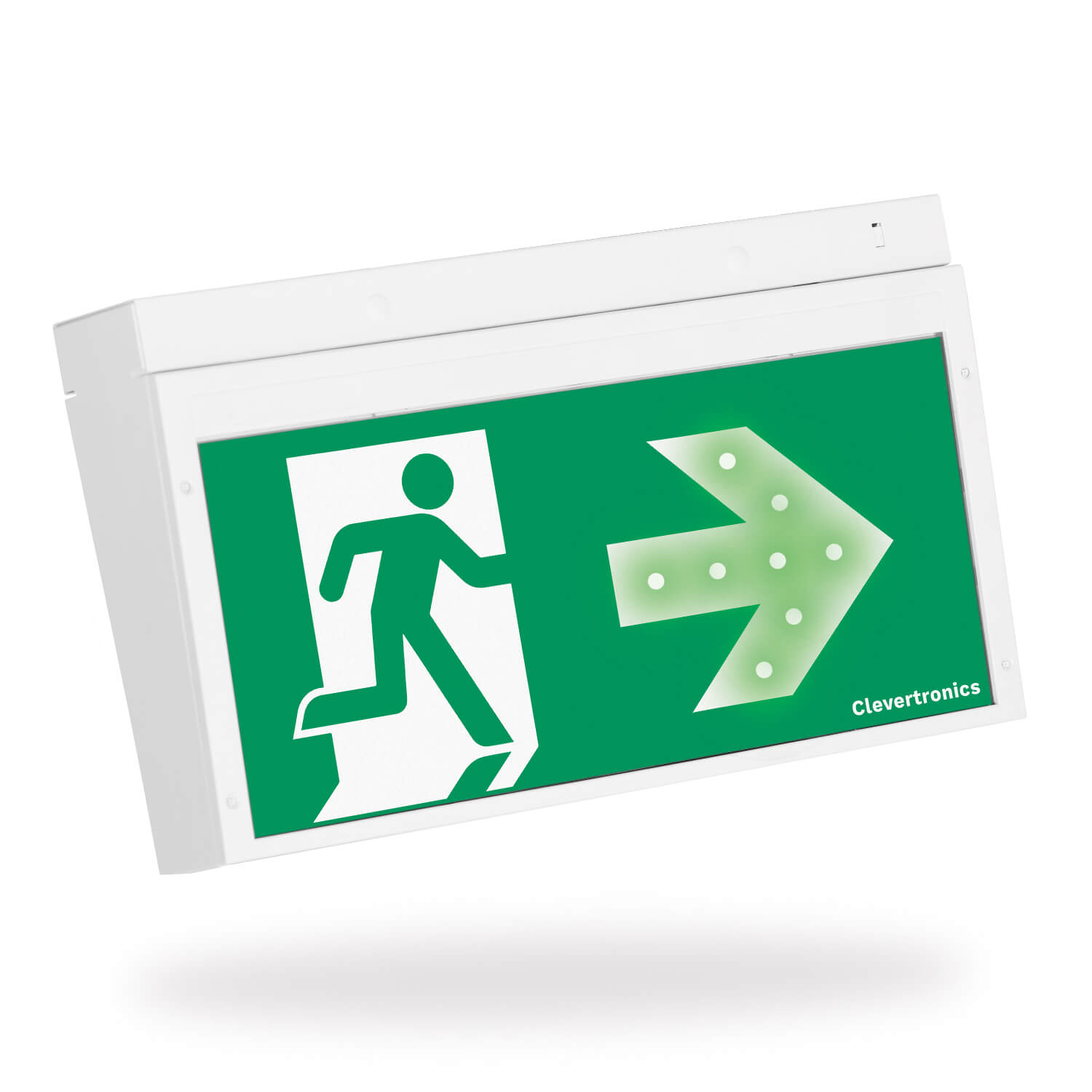 CleverEVAC Dynamic Green Exit Light