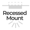 Recessed Mount